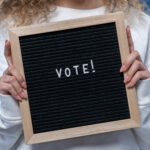 tableau représentant le mot vote